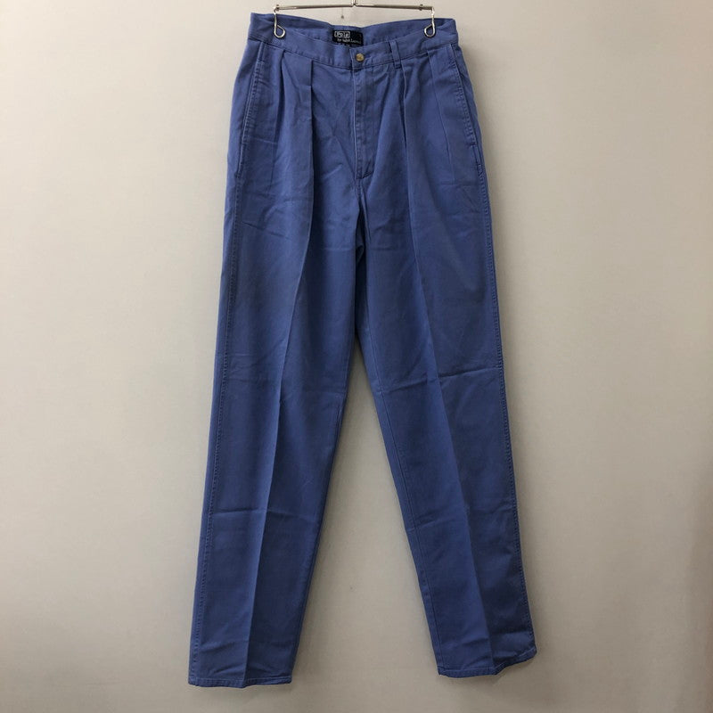 【中古品】【メンズ】 Polo by Ralph Lauren ポロバイラルフローレン 90's POLO CHINO COTTON PANTS 022-5-PPRL-CM-0704 90年代 ポロチノ コットンパンツ ボトムス 158-250919-yo-10-tei サイズ：33 カラー：ブルー系 万代Net店