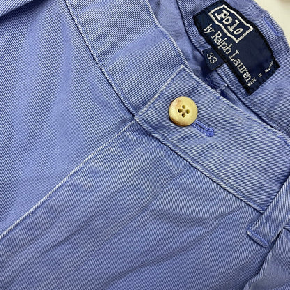 【中古品】【メンズ】 Polo by Ralph Lauren ポロバイラルフローレン 90's POLO CHINO COTTON PANTS 022-5-PPRL-CM-0704 90年代 ポロチノ コットンパンツ ボトムス 158-250919-yo-10-tei サイズ：33 カラー：ブルー系 万代Net店
