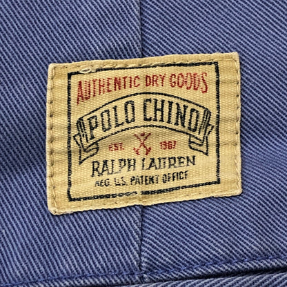 【中古品】【メンズ】 Polo by Ralph Lauren ポロバイラルフローレン 90's POLO CHINO COTTON PANTS 022-5-PPRL-CM-0704 90年代 ポロチノ コットンパンツ ボトムス 158-250919-yo-10-tei サイズ：33 カラー：ブルー系 万代Net店