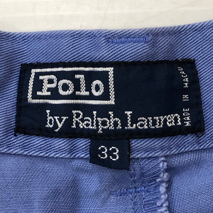 【中古品】【メンズ】 Polo by Ralph Lauren ポロバイラルフローレン 90's POLO CHINO COTTON PANTS 022-5-PPRL-CM-0704 90年代 ポロチノ コットンパンツ ボトムス 158-250919-yo-10-tei サイズ：33 カラー：ブルー系 万代Net店