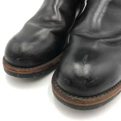 【中古品】【メンズ/レディース】 RED WING レッドウィング ENGINEER BOOTS PT91 エンジニア ブーツ 靴 USA製 164-251019-ks-09-tei サイズ：9D カラー：ブラック 万代Net店