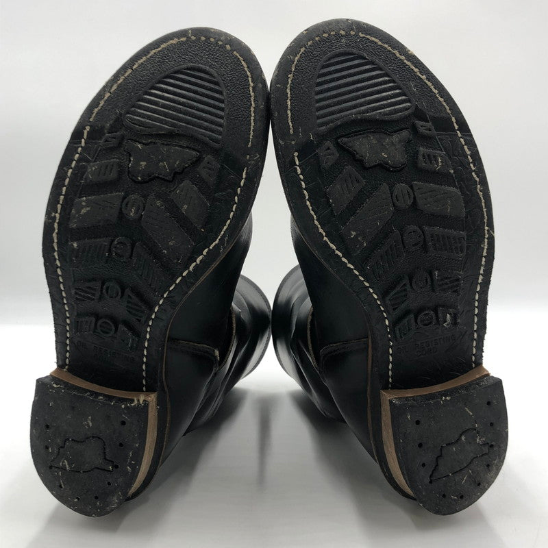 【中古品】【メンズ/レディース】 RED WING レッドウィング ENGINEER BOOTS PT91 エンジニア ブーツ 靴 USA製 164-251019-ks-09-tei サイズ：9D カラー：ブラック 万代Net店