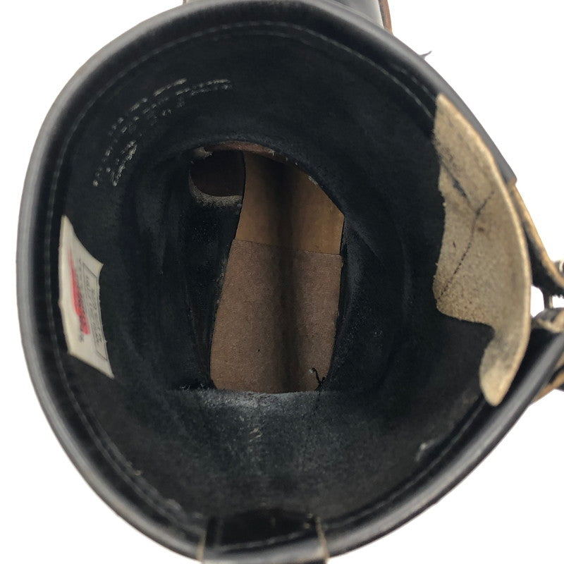 【中古品】【メンズ/レディース】 RED WING レッドウィング ENGINEER BOOTS PT91 エンジニア ブーツ 靴 USA製 164-251019-ks-09-tei サイズ：9D カラー：ブラック 万代Net店