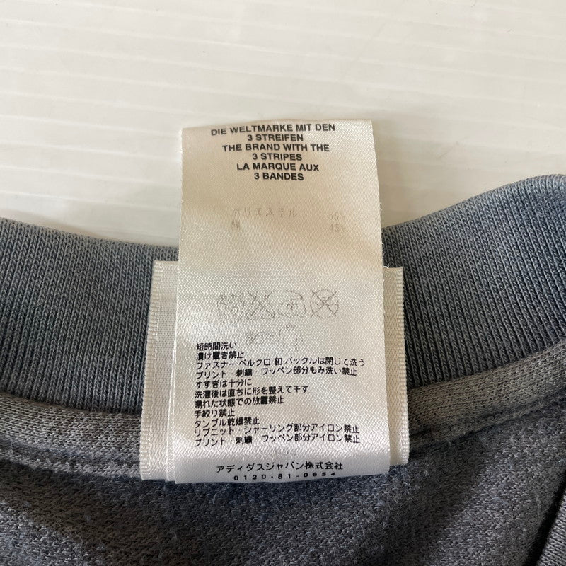 【中古品】【メンズ】 adidas アディダス 90’s HENLEY NECK S/S T-SHIRT 90年代 ヘンリーネック ショートスリーブ Tシャツ トップス 半袖 万国タグ 148-251110-ts-20-tei サイズ：不明 カラー：グレー 万代Net店