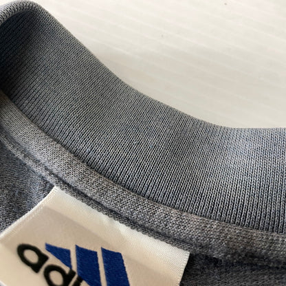 【中古品】【メンズ】 adidas アディダス 90’s HENLEY NECK S/S T-SHIRT 90年代 ヘンリーネック ショートスリーブ Tシャツ トップス 半袖 万国タグ 148-251110-ts-20-tei サイズ：不明 カラー：グレー 万代Net店