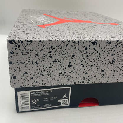 【中古品】【メンズ】 NIKE ナイキ AIR JORDAN 4 RETRO "BRED REIMAGINED" エアジョーダン4 レトロ "ブレッド リイマジンド" FV5029-006 スニーカー 靴 160-250927-nm-04-tei サイズ：27.5cm 万代Net店