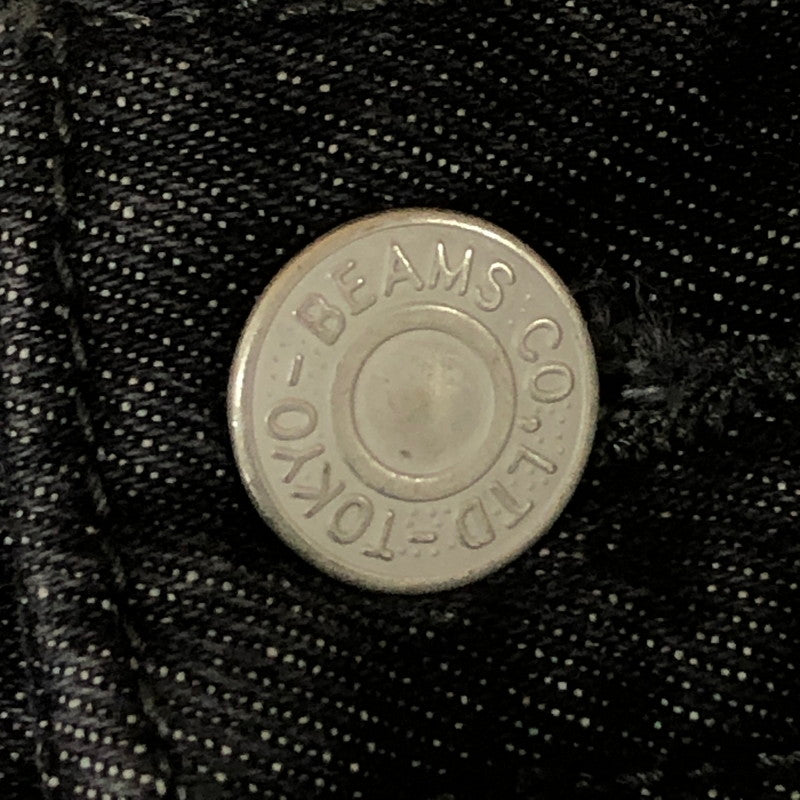 【中古品】【メンズ】 BEAMS ビームス 5POCKET SHORT WIDE DENIM PANTS 38-21-0040-791 5ポケット ショート ワイド デニムパンツ ボトムス ハーフパンツ 158-251125-yo-26-tei サイズ：M カラー：ブラック 万代Net店