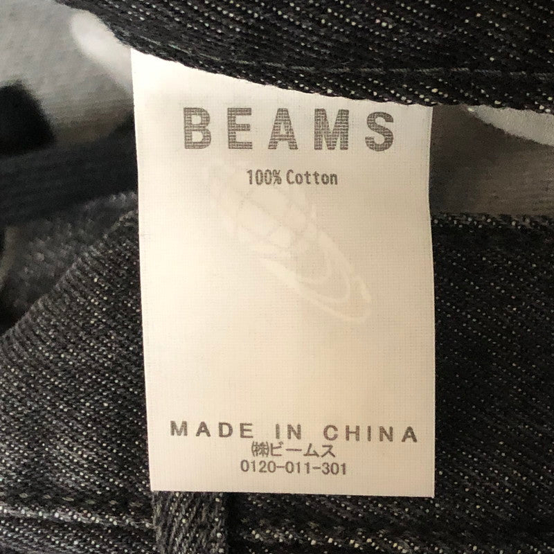 【中古品】【メンズ】 BEAMS ビームス 5POCKET SHORT WIDE DENIM PANTS 38-21-0040-791 5ポケット ショート ワイド デニムパンツ ボトムス ハーフパンツ 158-251125-yo-26-tei サイズ：M カラー：ブラック 万代Net店