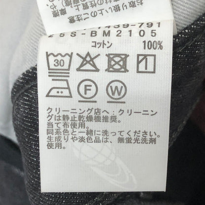 【中古品】【メンズ】 BEAMS ビームス 5POCKET SHORT WIDE DENIM PANTS 38-21-0040-791 5ポケット ショート ワイド デニムパンツ ボトムス ハーフパンツ 158-251125-yo-26-tei サイズ：M カラー：ブラック 万代Net店