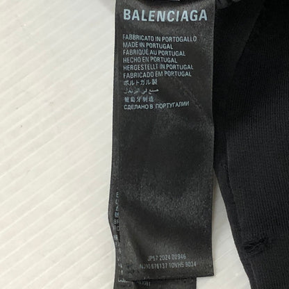 【現状渡し品】【メンズ】 BALENCIAGA バレンシアガ 24SS BURNING UNITY SWEAT SHORTS 676137 バーニング ユニティ スウェットショーツ ボトムス ハーフパンツ ショートパンツ 152-250922-KS-23-tei サイズ：XS カラー：ブラック 万代Net店