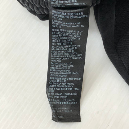 【現状渡し品】【メンズ】 BALENCIAGA バレンシアガ 24SS BURNING UNITY SWEAT SHORTS 676137 バーニング ユニティ スウェットショーツ ボトムス ハーフパンツ ショートパンツ 152-250922-KS-23-tei サイズ：XS カラー：ブラック 万代Net店