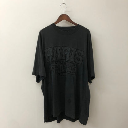 【中古品】【メンズ】 VETEMENTS ヴェトモン PARIS XXXL S/S T-SHIRT パリ ショートスリーブ Tシャツ トップス 半袖 141-250920-ts-10-tei サイズ：XS カラー：ブラック 万代Net店