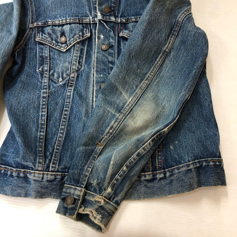 【現状渡し品】【メンズ】 Levi's リーバイス 3RD TYPE BIG E DENIM JACKET 70505 サードタイプ デニムジャケット ライトアウター USA製 145-250926-KS-13-tei サイズ：40 カラー：インディゴ 万代Net店