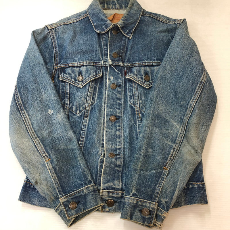 【現状渡し品】【メンズ】 Levi's リーバイス 3RD TYPE BIG E DENIM JACKET 70505 サードタイプ デニムジャケット ライトアウター USA製 145-250926-KS-13-tei サイズ：40 カラー：インディゴ 万代Net店