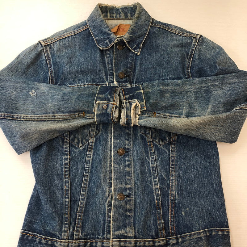 【現状渡し品】【メンズ】 Levi's リーバイス 3RD TYPE BIG E DENIM JACKET 70505 サードタイプ デニムジャケット ライトアウター USA製 145-250926-KS-13-tei サイズ：40 カラー：インディゴ 万代Net店