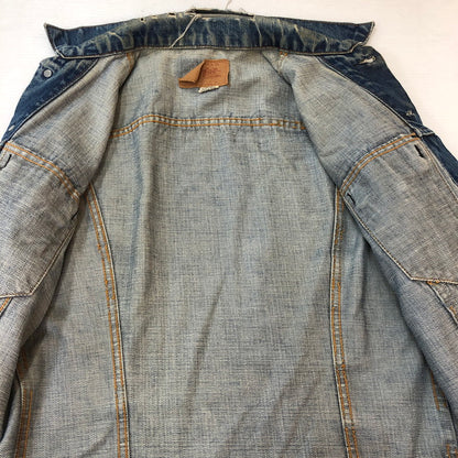 【現状渡し品】【メンズ】 Levi's リーバイス 3RD TYPE BIG E DENIM JACKET 70505 サードタイプ デニムジャケット ライトアウター USA製 145-250926-KS-13-tei サイズ：40 カラー：インディゴ 万代Net店