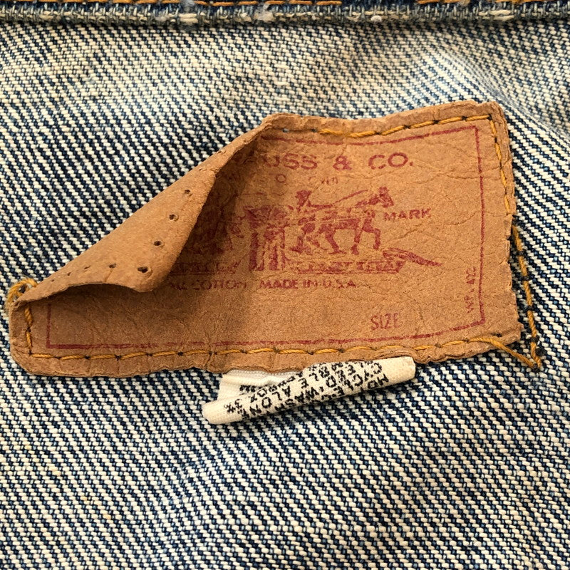 【現状渡し品】【メンズ】 Levi's リーバイス 3RD TYPE BIG E DENIM JACKET 70505 サードタイプ デニムジャケット ライトアウター USA製 145-250926-KS-13-tei サイズ：40 カラー：インディゴ 万代Net店