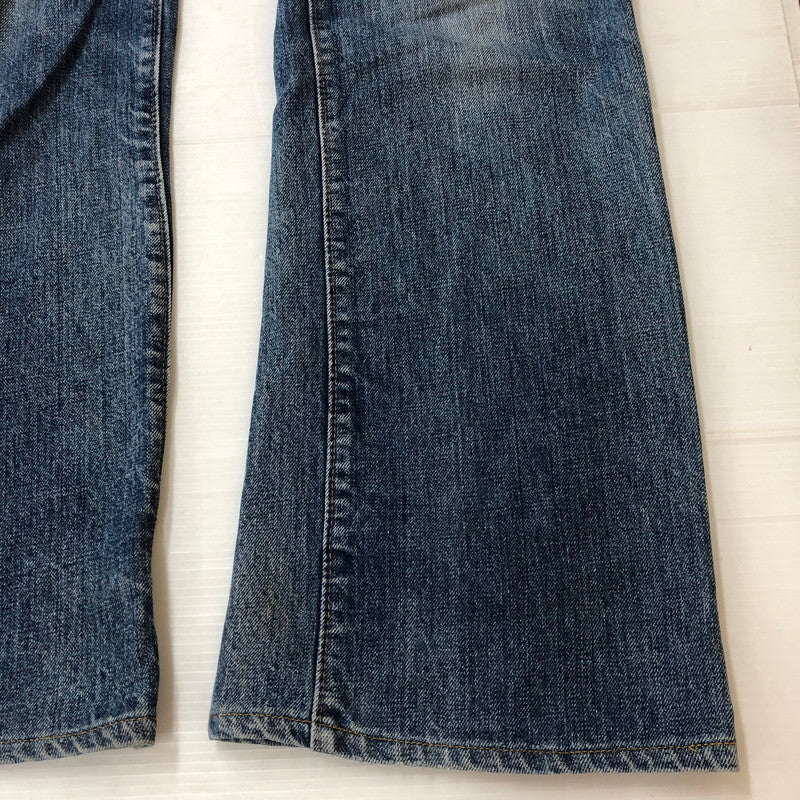【現状渡し品】【メンズ】 Levi's リーバイス 70's 517 TALON DENIM PANTS 517-0217 VINTAGE 70年代 517 タロン デニムパンツ ボトムス ブーツカット ジーンズ ボタン裏 刻印8 ヴィンテージ 156-251005-ts-18-tei サイズ：34 カラー：インディゴ 万代Net店