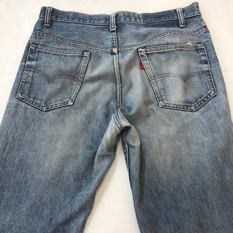 【現状渡し品】【メンズ】 Levi's リーバイス 70's 517 TALON DENIM PANTS 517-0217 VINTAGE 70年代 517 タロン デニムパンツ ボトムス ブーツカット ジーンズ ボタン裏 刻印8 ヴィンテージ 156-251005-ts-18-tei サイズ：34 カラー：インディゴ 万代Net店