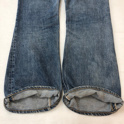 【現状渡し品】【メンズ】 Levi's リーバイス 70's 517 TALON DENIM PANTS 517-0217 VINTAGE 70年代 517 タロン デニムパンツ ボトムス ブーツカット ジーンズ ボタン裏 刻印8 ヴィンテージ 156-251005-ts-18-tei サイズ：34 カラー：インディゴ 万代Net店