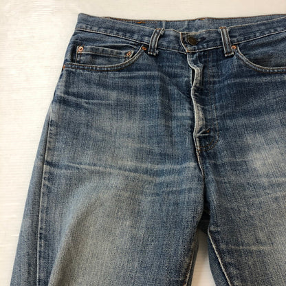 【現状渡し品】【メンズ】 Levi's リーバイス 70's 517 TALON DENIM PANTS 517-0217 VINTAGE 70年代 517 タロン デニムパンツ ボトムス ブーツカット ジーンズ ボタン裏 刻印8 ヴィンテージ 156-251005-ts-18-tei サイズ：34 カラー：インディゴ 万代Net店