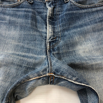 【現状渡し品】【メンズ】 Levi's リーバイス 70's 517 TALON DENIM PANTS 517-0217 VINTAGE 70年代 517 タロン デニムパンツ ボトムス ブーツカット ジーンズ ボタン裏 刻印8 ヴィンテージ 156-251005-ts-18-tei サイズ：34 カラー：インディゴ 万代Net店