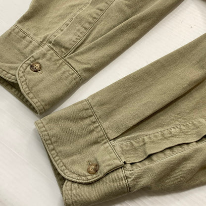 【中古品】【メンズ】 ORVIS オービス 90’s L/S SHIRT 90年代 ロングスリーブ シャツ 長袖 トップス 144-260715-sa-02-tei サイズ：L カラー：カーキ系 万代Net店