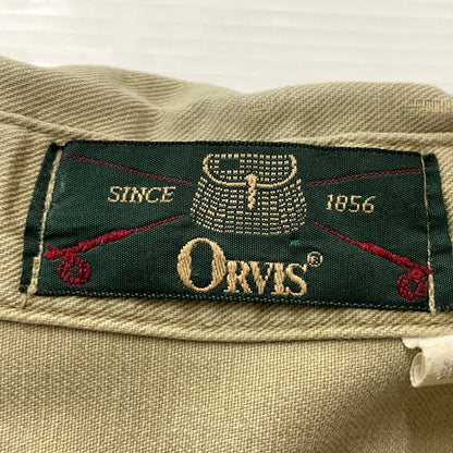 【中古品】【メンズ】 ORVIS オービス 90’s L/S SHIRT 90年代 ロングスリーブ シャツ 長袖 トップス 144-260715-sa-02-tei サイズ：L カラー：カーキ系 万代Net店