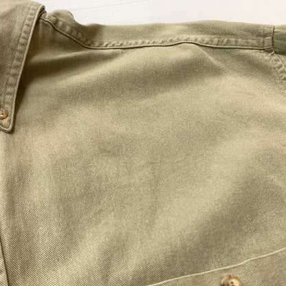 【中古品】【メンズ】 ORVIS オービス 90’s L/S SHIRT 90年代 ロングスリーブ シャツ 長袖 トップス 144-260715-sa-02-tei サイズ：L カラー：カーキ系 万代Net店