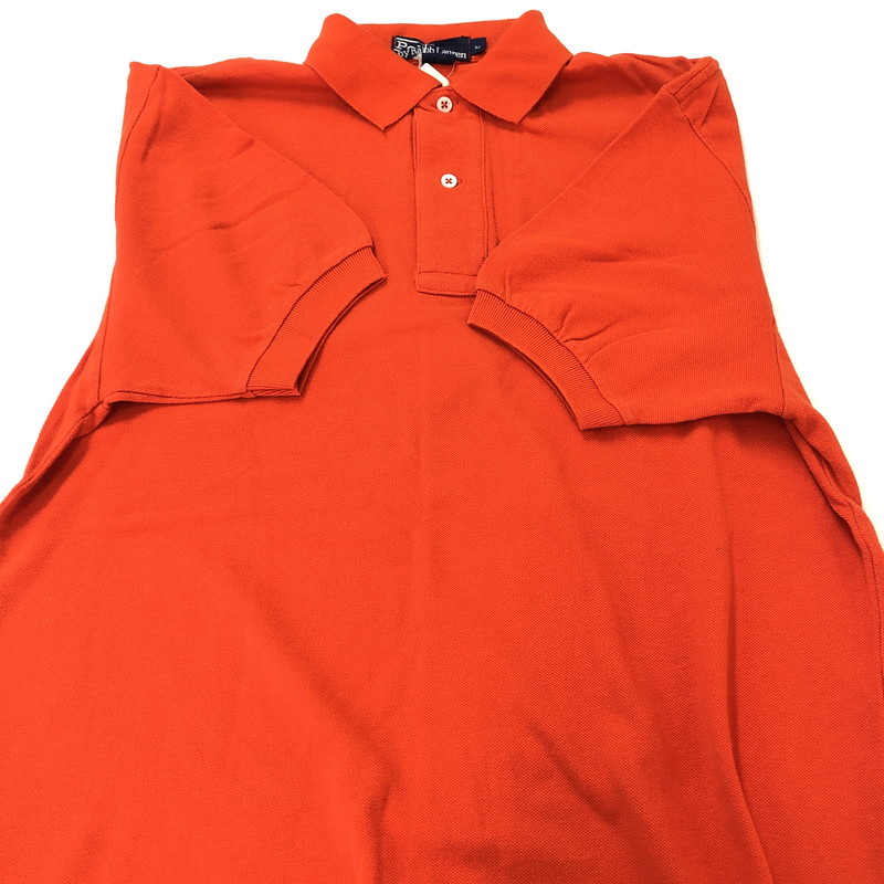 【中古品】【メンズ】 POLO RALPH LAUREN ポロ・ラルフローレン 90's L/S 2B POLO SHIRT 90年代 ロングスリーブ 2ボタン ポロシャツ 半袖 トップス 147-250929-KS-21-tei サイズ：M カラー：オレンジ 万代Net店