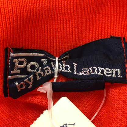 【中古品】【メンズ】 POLO RALPH LAUREN ポロ・ラルフローレン 90's L/S 2B POLO SHIRT 90年代 ロングスリーブ 2ボタン ポロシャツ 半袖 トップス 147-250929-KS-21-tei サイズ：M カラー：オレンジ 万代Net店