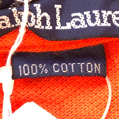 【中古品】【メンズ】 POLO RALPH LAUREN ポロ・ラルフローレン 90's L/S 2B POLO SHIRT 90年代 ロングスリーブ 2ボタン ポロシャツ 半袖 トップス 147-250929-KS-21-tei サイズ：M カラー：オレンジ 万代Net店