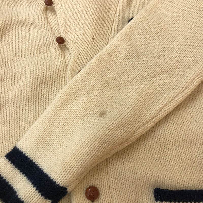 【現状渡し品】【メンズ】 POLO RALPH LAUREN ポロ・ラルフローレン SHAWL COLLAR WOOL KNIT ショールカラー ウールニット トップス セーター 147-251005-ts-13-fuz サイズ：M カラー：ホワイト 万代Net店