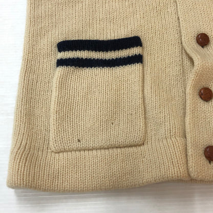 【現状渡し品】【メンズ】 POLO RALPH LAUREN ポロ・ラルフローレン SHAWL COLLAR WOOL KNIT ショールカラー ウールニット トップス セーター 147-251005-ts-13-fuz サイズ：M カラー：ホワイト 万代Net店
