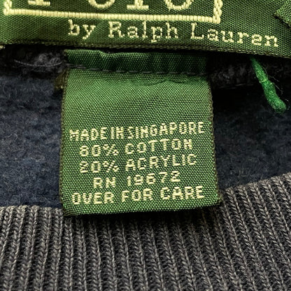 【中古品】【メンズ】 POLO RALPH LAUREN ポロ ラルフローレン 90’s BORDER SWEAT 90年代 ボーダー スウェット 長袖 トップス トレーナー 147-260720-sa-13-tei サイズ：XL カラー：マルチ 万代Net店