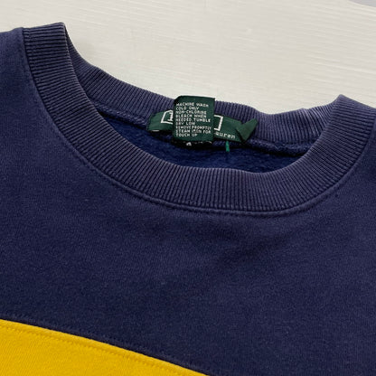 【中古品】【メンズ】 POLO RALPH LAUREN ポロ ラルフローレン 90’s BORDER SWEAT 90年代 ボーダー スウェット 長袖 トップス トレーナー 147-260720-sa-13-tei サイズ：XL カラー：マルチ 万代Net店