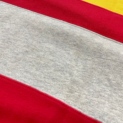 【中古品】【メンズ】 POLO RALPH LAUREN ポロ ラルフローレン 90’s BORDER SWEAT 90年代 ボーダー スウェット 長袖 トップス トレーナー 147-260720-sa-13-tei サイズ：XL カラー：マルチ 万代Net店