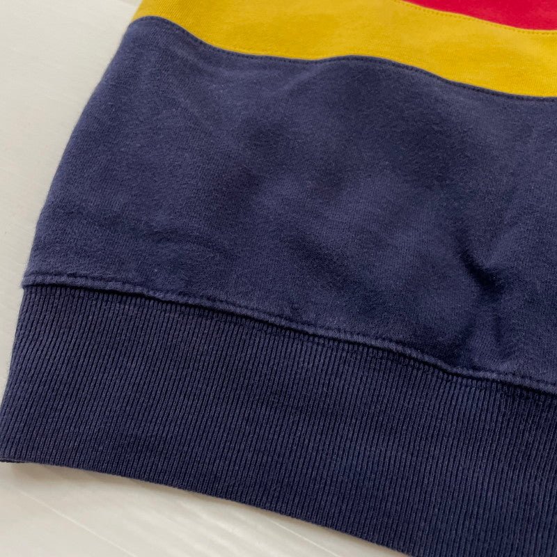 【中古品】【メンズ】 POLO RALPH LAUREN ポロ ラルフローレン 90’s BORDER SWEAT 90年代 ボーダー スウェット 長袖 トップス トレーナー 147-260720-sa-13-tei サイズ：XL カラー：マルチ 万代Net店