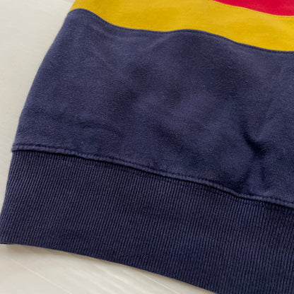 【中古品】【メンズ】 POLO RALPH LAUREN ポロ ラルフローレン 90’s BORDER SWEAT 90年代 ボーダー スウェット 長袖 トップス トレーナー 147-260720-sa-13-tei サイズ：XL カラー：マルチ 万代Net店