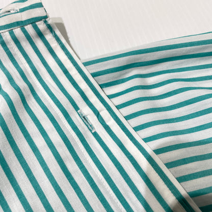 【中古品】【メンズ】 BROOKS BROTHERS ブルックスブラザーズ MAKERS BD STRIPE SS SHIRT メイカーズ ボタンダウン ストライプ ショートスリーブ シャツ 半袖 トップス 145-260828-yo-06-teih サイズ：16 1/2 カラー：ホワイト/ブルー 万代Net店