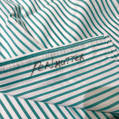 【中古品】【メンズ】 BROOKS BROTHERS ブルックスブラザーズ MAKERS BD STRIPE SS SHIRT メイカーズ ボタンダウン ストライプ ショートスリーブ シャツ 半袖 トップス 145-260828-yo-06-teih サイズ：16 1/2 カラー：ホワイト/ブルー 万代Net店