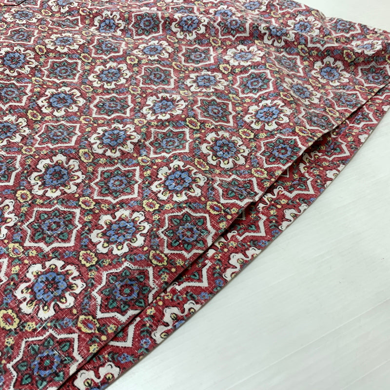 【中古品】【メンズ】 REYN SPOONER レインスプーナー HALF BUTTON SHIRT ハーフボタン シャツ 半袖 トップス アロハシャツ 145-260626-ko-11-tei サイズ：不明 カラー：総柄 万代Net店