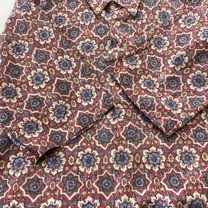 【中古品】【メンズ】 REYN SPOONER レインスプーナー HALF BUTTON SHIRT ハーフボタン シャツ 半袖 トップス アロハシャツ 145-260626-ko-11-tei サイズ：不明 カラー：総柄 万代Net店