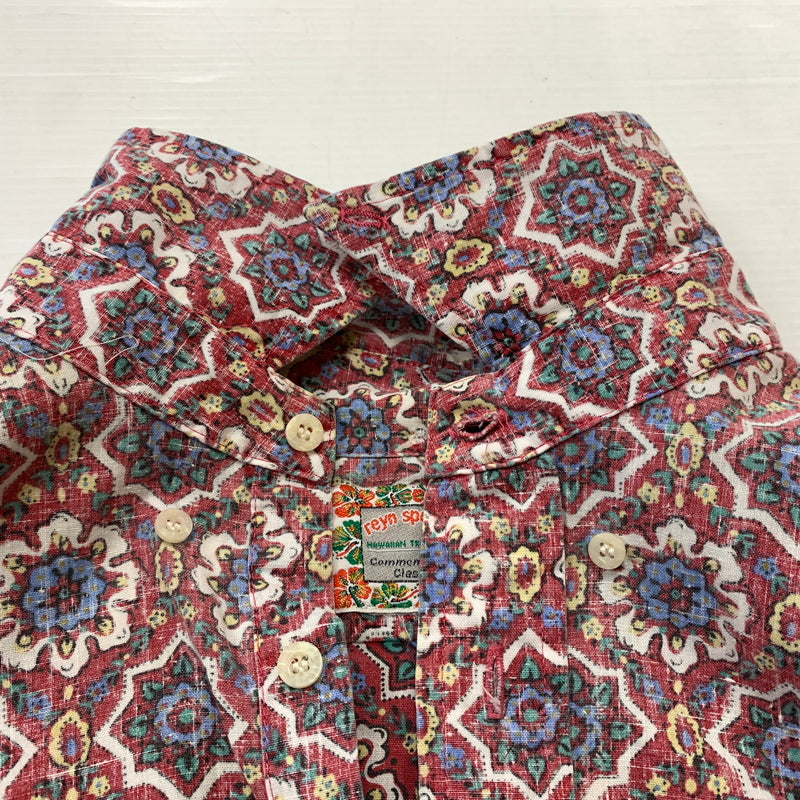 【中古品】【メンズ】 REYN SPOONER レインスプーナー HALF BUTTON SHIRT ハーフボタン シャツ 半袖 トップス アロハシャツ 145-260626-ko-11-tei サイズ：不明 カラー：総柄 万代Net店