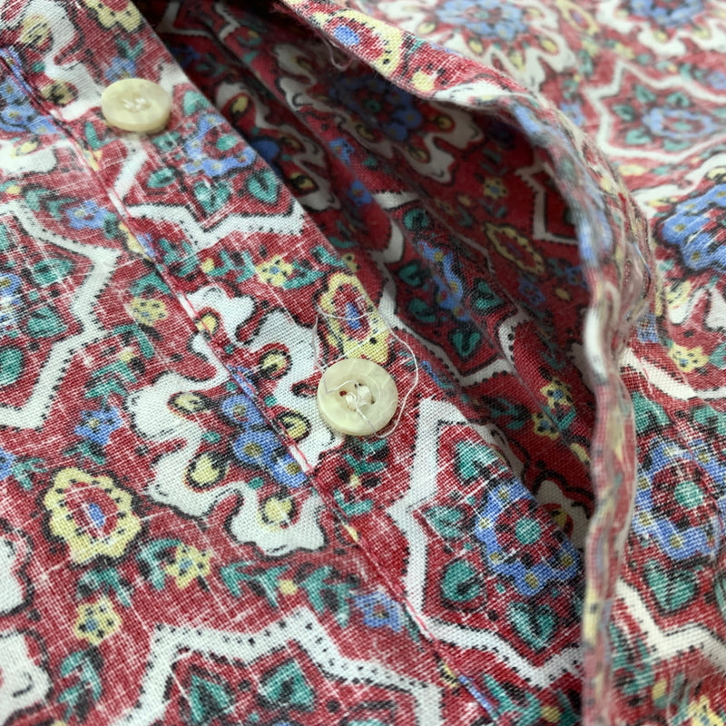【中古品】【メンズ】 REYN SPOONER レインスプーナー HALF BUTTON SHIRT ハーフボタン シャツ 半袖 トップス アロハシャツ 145-260626-ko-11-tei サイズ：不明 カラー：総柄 万代Net店