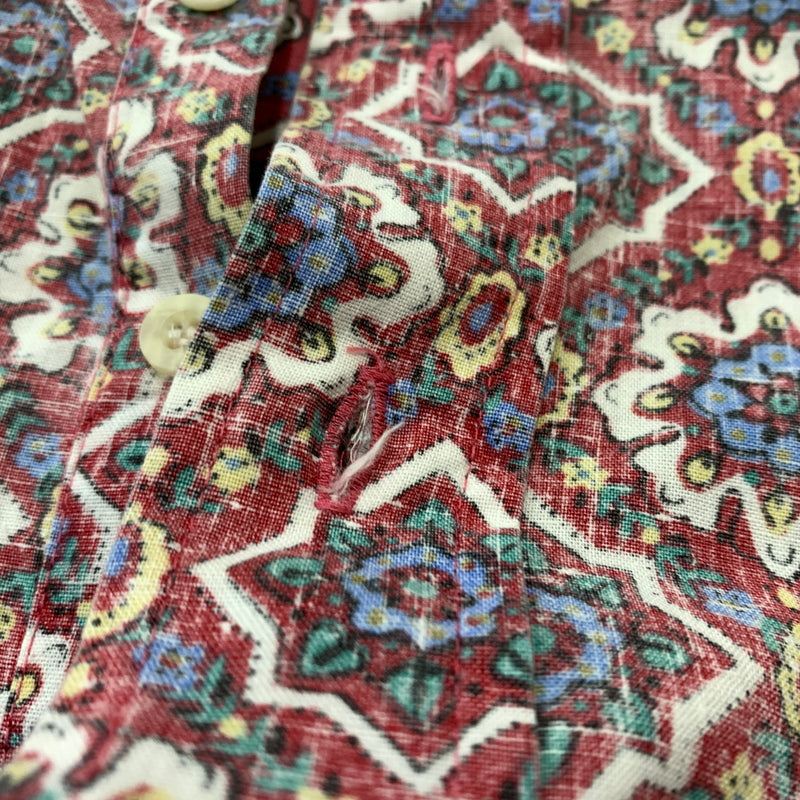 【中古品】【メンズ】 REYN SPOONER レインスプーナー HALF BUTTON SHIRT ハーフボタン シャツ 半袖 トップス アロハシャツ 145-260626-ko-11-tei サイズ：不明 カラー：総柄 万代Net店