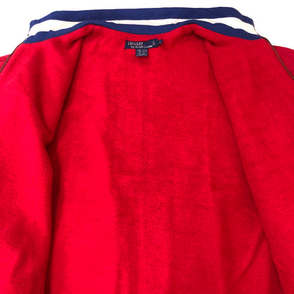 【現状渡し品】POLO RALPH LAUREN ポロ・ラルフローレン 90’s ZIPUP BLOUSON 90年代 ジップアップ ブルゾン アウター ジャケット 147-250928-ts-18-tei サイズ：L カラー：レッドブルー 万代Net店