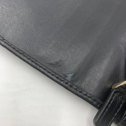 【中古品】【メンズ/レディース】 BVLGARI ブルガリ CIRCLE LEATHER WALLET 284691 サークル レザー ウォレット 長財布 財布 ロングウォレット 200-251119-ks-02-tei カラー：ブラック 万代Net店