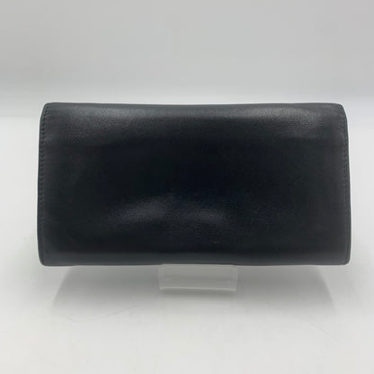 【中古品】【メンズ/レディース】 BVLGARI ブルガリ CIRCLE LEATHER WALLET 284691 サークル レザー ウォレット 長財布 財布 ロングウォレット 200-251119-ks-02-tei カラー：ブラック 万代Net店