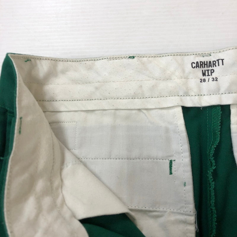 【中古品】【メンズ】 Carhartt WIP カーハート ワークインプログレス MASTER PANT IO20074 マスター パンツ ボトムス 156-250922-KS-27-tei サイズ：28 カラー：グリーン 万代Net店